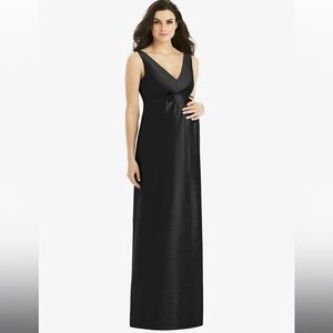 ALFRED SUNG M439 maternity dress in Black